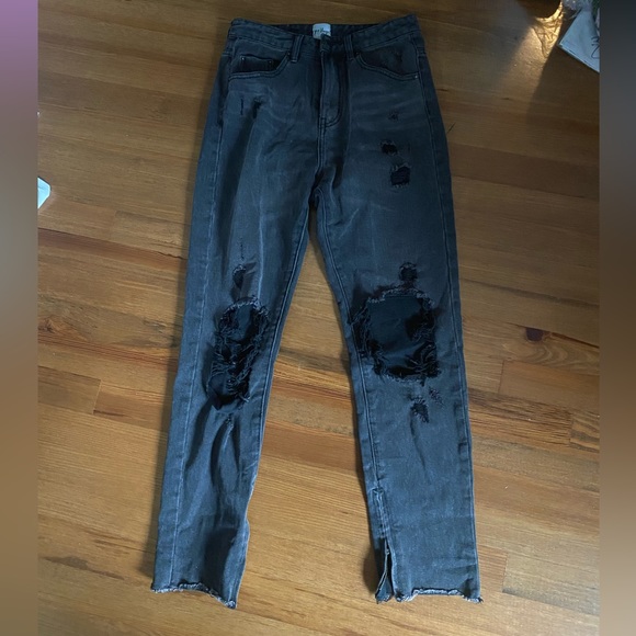 princess polly straight leg jeans - Picture 3 of 4